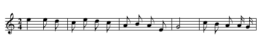 Da canan - staff notation