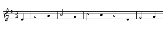 Da Dance o da Sooth-Wast Wind - staff notation