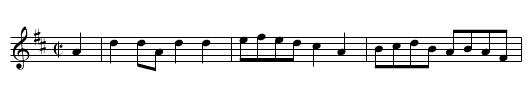 Da Ferrie Reel - staff notation