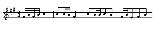 Da ge yami shuai guo qu - staff notation