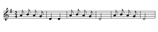 Da liaoxian - staff notation