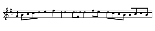 Da Mill - staff notation