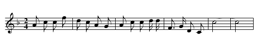 Da na ba la - staff notation