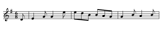 Da Shaalds O'Foula - staff notation