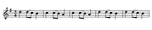 Da Trampla - staff notation