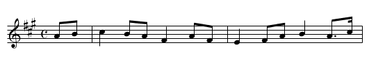 Daft Robin - staff notation