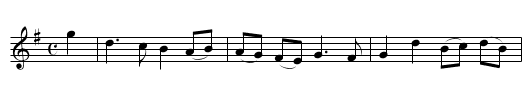 DAINTY DAVIE - staff notation