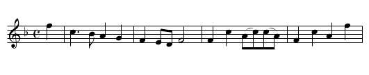Dainty Davy - staff notation