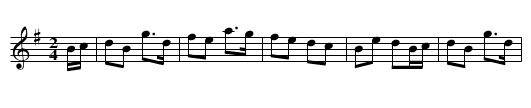 Daisy Polka - staff notation
