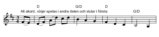 Dalen - staff notation