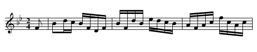 Daley's Reel - staff notation