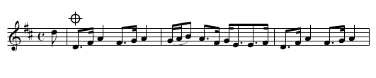 Dalry House - staff notation