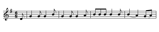 Dame Durden - staff notation