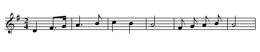 Dame Lombarde - staff notation