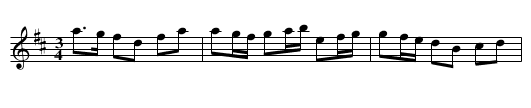 Dammet Lättar - staff notation