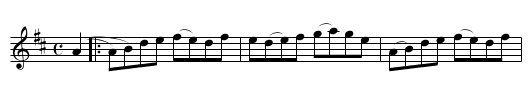 Damon's Winder - staff notation