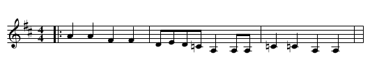 Damon’s Winder - staff notation