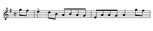 Dan Breen's Reel - staff notation