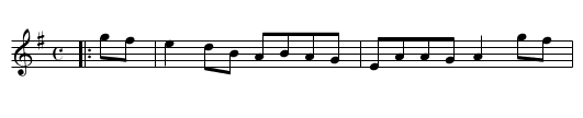 Dan Breen's Reel - staff notation
