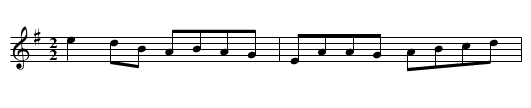 Dan Breen's - staff notation