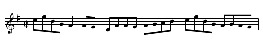Dan Breen's - staff notation