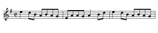 Dan Breen's - staff notation