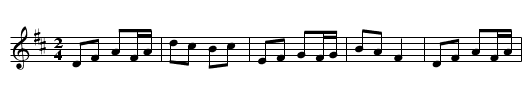 Dan Mac's Polka - staff notation