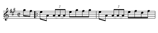 Dan McCarthy's Fancy (reel)   1283 - staff notation