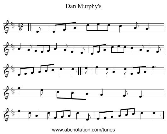 Dan Murphy's - staff notation