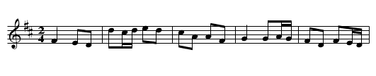 Dan O'Connell's - staff notation