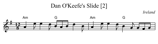 Dan O'Keefe's Slide [2] - staff notation