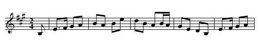Dan Sullivan's Polka - staff notation