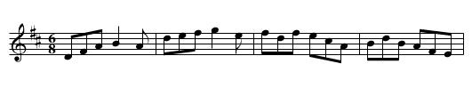 Dan the Cobbler - staff notation