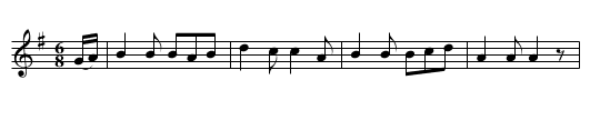 Dance, A - staff notation