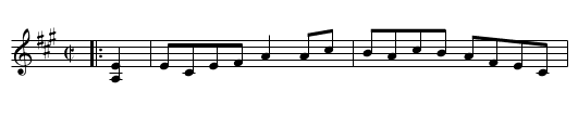 Dance around Molly - staff notation