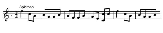 Dance. Dal.057 - staff notation