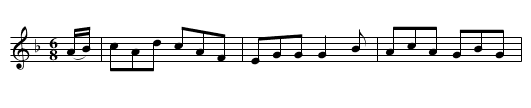 Dance in Pantomime - staff notation