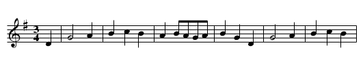 Dance - staff notation
