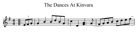 Dances At Kinvara, The  - staff notation