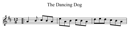 Dancing Dog, The  - staff notation