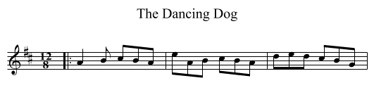 Dancing Dog, The  - staff notation