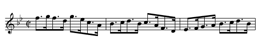 DANCING ON THE GREEN - staff notation