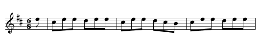 Dancing the Baby - staff notation