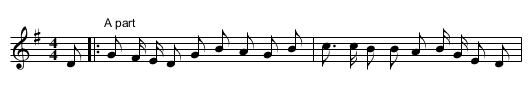 Dancing with Sunlight - staff notation