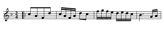 Dandelion Quadrille - staff notation