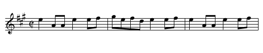 Dandy Denny Cronin - staff notation