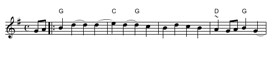Dandy Lusk - staff notation
