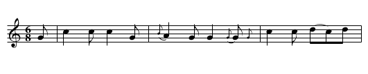 Dandy O, The - staff notation