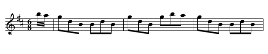 Daniel O'Rourke - staff notation