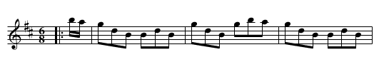 Daniel O'Rourke - staff notation